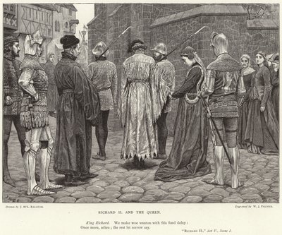 रिचर्ड II और रानी, रिचर्ड II, एक्ट वी, सीन I द्वारा J.M.L. Ralston