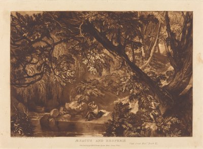 एसाकस और हेस्पेरी, 1816 प्रकाशित। द्वारा जोसेफ मैलॉर्ड विलियम टर्नर
