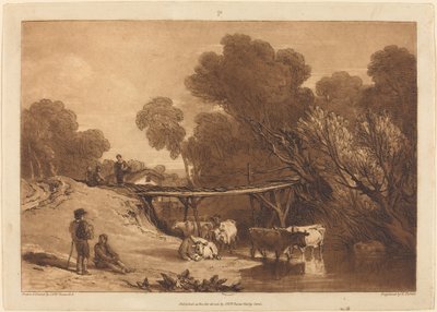 ब्रिज एंड काउज़, 1807 प्रकाशित। द्वारा जोसेफ मैलॉर्ड विलियम टर्नर