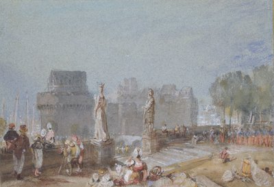 नैनटेस का महल, c1830 द्वारा जोसेफ मैलॉर्ड विलियम टर्नर