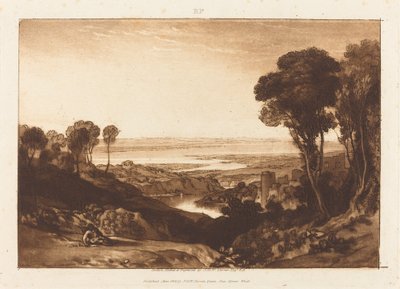 सेवर्न एंड वाई का जंक्शन, 1811 में प्रकाशित। द्वारा जोसेफ मैलॉर्ड विलियम टर्नर