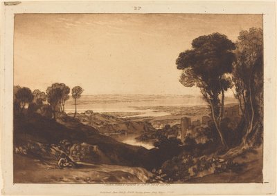 सेवर्न एंड वाई का जंक्शन, 1811 में प्रकाशित। द्वारा जोसेफ मैलॉर्ड विलियम टर्नर