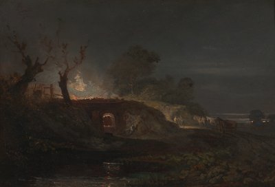 कोलब्रुकडेल में लाइमकिलन, सीए। 1797. द्वारा जोसेफ मैलॉर्ड विलियम टर्नर