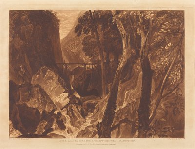 ग्रैंड चार्टरेस के पास मिल, 1816 प्रकाशित। द्वारा जोसेफ मैलॉर्ड विलियम टर्नर