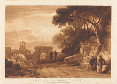 सामरिया की महिला, 1819 प्रकाशित। द्वारा जोसेफ मैलॉर्ड विलियम टर्नर