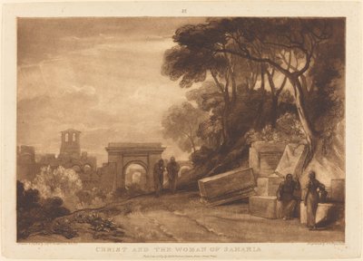 सामरिया की महिला, 1819 प्रकाशित। द्वारा जोसेफ मैलॉर्ड विलियम टर्नर