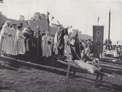 वेल्श Eisteddfod, गोर्शेड का उद्घाटन द्वारा जे। बेंजामिन स्टोन