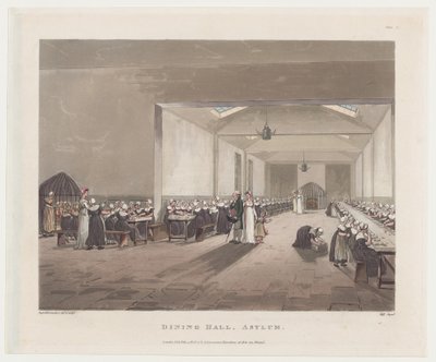 डाइनिंग हॉल, शरण, 1 फरवरी, 1808।, 1 फरवरी, 1808। द्वारा जे. ब्लुक