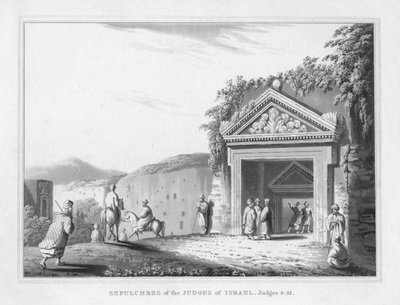 इजरायल के न्यायाधीशों के सेपुलचेरेस। न्यायाधीश 8.32।, 1830 द्वारा जे। क्लार्क
