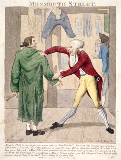 'मोनमाउथ स्ट्रीट। फिट नहीं है! ...', 1789 द्वारा जे कुक