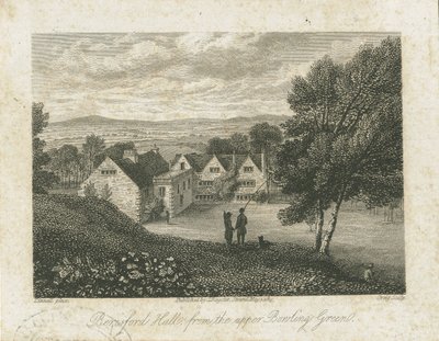 डोवेडेल - बेरेसफोर्ड हॉल: स्टील उत्कीर्णन, एन डी [1815] (प्रिंट) द्वारा जे। ग्रेग