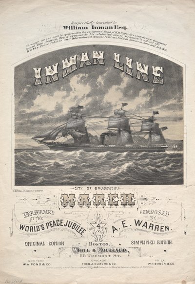 इनमैन लाइन मार्च, 1872। द्वारा जेएच बफर्ड