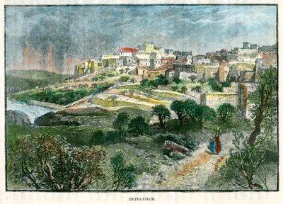बेथलहम, फिलिस्तीन, c1885। द्वारा जे हार्म्सवर्थ