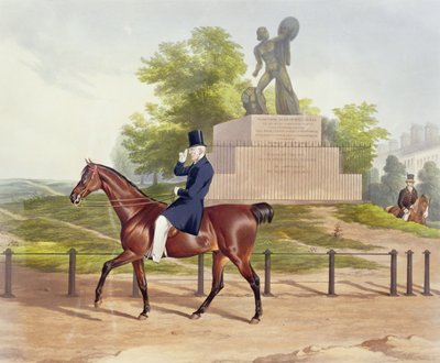 हाइड विल्सन द्वारा उत्कीर्ण हाइड पार्क में एक दृश्य, 1852 द्वारा जे। हैरिसन