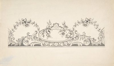 पैनल सजावट के लिए डिजाइन, 1828-40। द्वारा जे हुल्मे