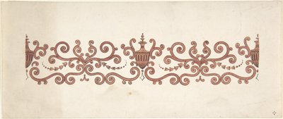 पैनल सजावट के लिए डिजाइन, 1828-40। द्वारा जे हुल्मे