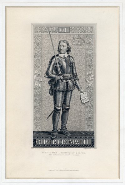 ओलिवर क्रॉमवेल 1599-1658, 19 वीं शताब्दी। द्वारा जेजे दल