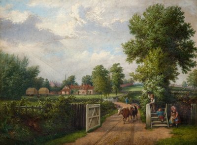 हिंद का फार्म स्पार्कहिल, बर्मिंघम, 1870। द्वारा जे. जॉली