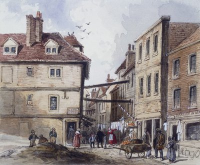 चिक लेन, लंदन, c1840 द्वारा जे मौंडो