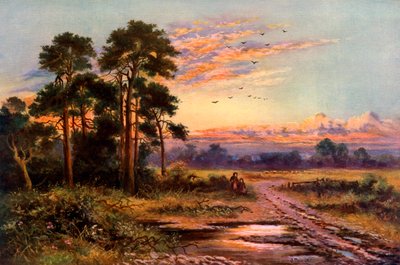 शरद सूर्यास्त, 1911-1912। द्वारा जे मौरिस