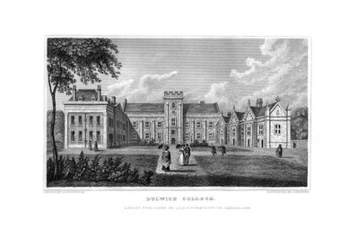 डुलविच कॉलेज, लंदन, 1829। द्वारा जे रोजर्स