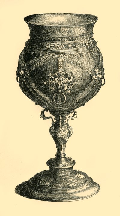 नारियल कप, सी 1585, 1881। द्वारा जेएस गोएपेल