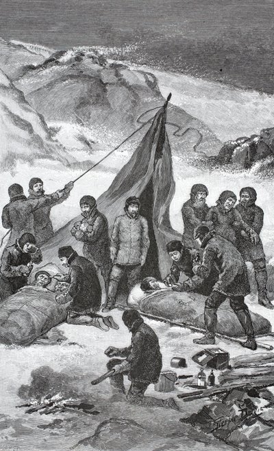 द रेस्क्यू, 23 जून, 1884, पब। लंदन 1886 द्वारा जे। स्टीपल डेविस