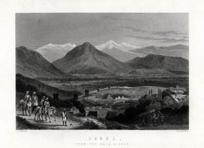 काबुल, बाला हिसार, 1883 से द्वारा जे स्टीफनसन