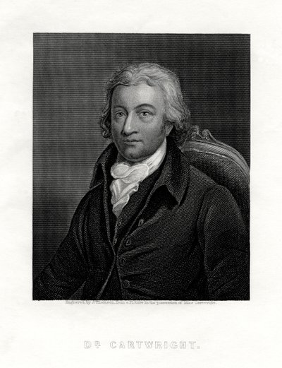 एडमंड कार्टराइट, 1743-1823, ब्रिटिश पादरी और पावर लूम के आविष्कारक, द्वारा जे। थॉमसन