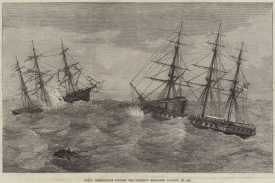 HMS Immortalite Sea में Derelict Margaret Pollock को ढूंढ रहा है द्वारा जे। वेल्स