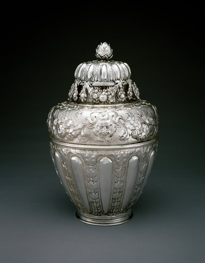 ढक्कन के साथ अदरक जार, c.1677 (स्टर्लिंग चांदी) द्वारा जैकब बोडिकिक