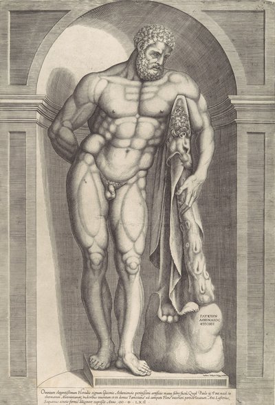 रोमन भव्यता का दर्पण: द फ़र्नीज़ हरक्यूलिस, 1562., 1562। द्वारा जैकब बोस