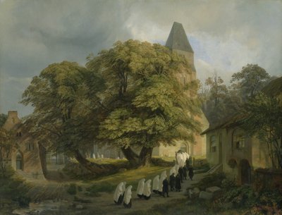 हैम्बर्ग, 1837 के पास एल्स्टॉफ़ चर्चार्ड द्वारा जैकब जेन्स्लर