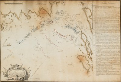 विबोर्ग बे की लड़ाई, 1790 नक्शा, 1790 द्वारा जैकब गिलबर्ग