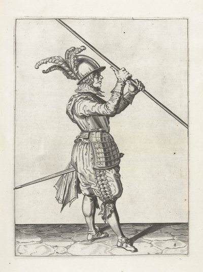 सिंह के साथ सैनिक, c.1600 द्वारा जैकब II डे घियान
