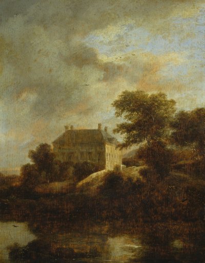 देश के घर के साथ लैंडस्केप द्वारा Jacob van Ruisdael