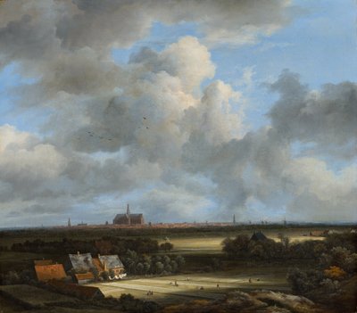 ब्लीचिंग ग्राउंड्स के साथ हरलेम का दृश्य, c.1670-75 द्वारा Jacob van Ruisdael