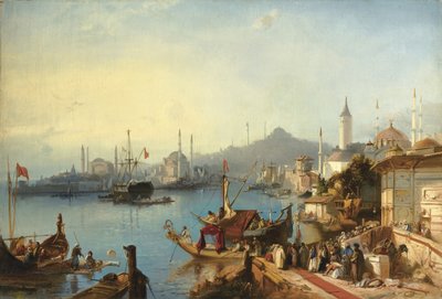 1842 में नुसरेटी मस्जिद में सुल्तान अब्दुलमसीद का आगमन द्वारा जैकब जैकब्स