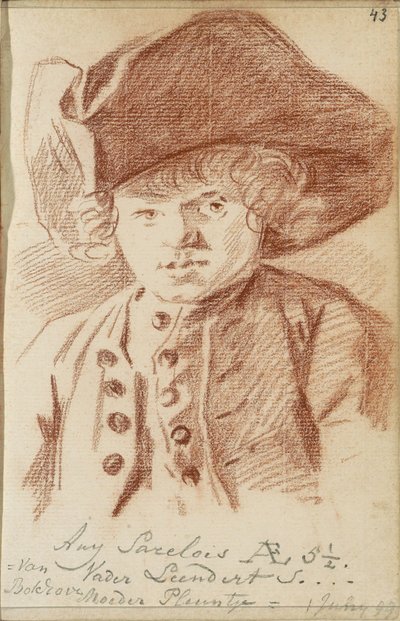 Portret van Ary Sarelois द्वारा जैकब पर्कोइस