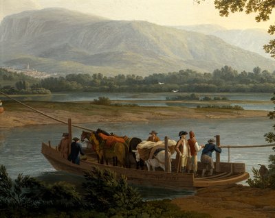 जेकब फिलिप हैकर्ट द्वारा फेरी ऑन सेल (1737-1807) द्वारा जैकब फिलिप हैकर