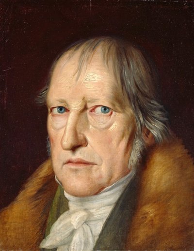 जॉर्ज विल्हेम फ्रेडरिक हेगेल (1770-1831) का पोर्ट्रेट, स्लेसिंगर, जैकब (1792-1855) द्वारा। तेल के रंगों से केन्वस पर बना चित्र द्वारा जैकब स्किंजिंगर