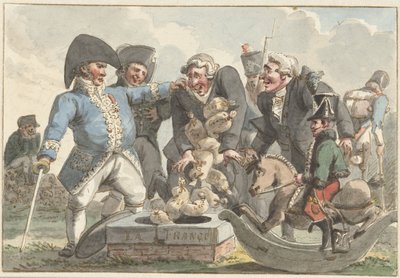 1810 के टियर्सरिंग पर कार्टून द्वारा जैकब स्मीज़