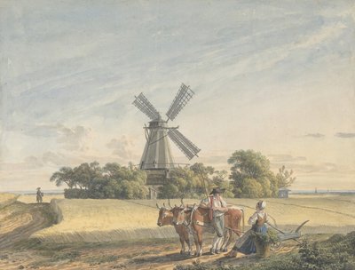 लैंडस्केप, 1785। द्वारा जैकब विल्हेम मेचाऊ
