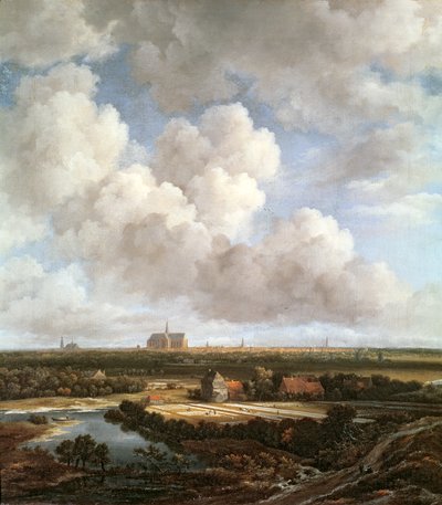 1670 में हरलेम के पास देहात में ब्लीचिंग ग्राउंड द्वारा Jacob van Ruisdael