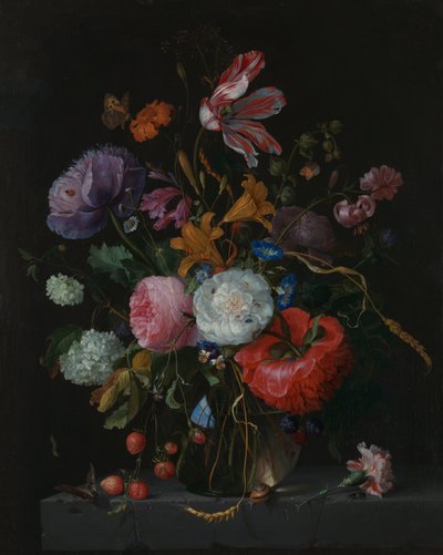 एक फूलदान में फूल, c.1670 द्वारा जैकब वैन वाल्सकैपेल