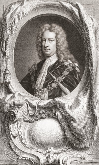 चार्ल्स स्पेंसर, सुंदरलैंड का तीसरा अर्ल द्वारा Jacobus Houbraken