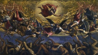 विद्रोही एन्जिल्स का पतन, सी। 1615-1620। द्वारा जैकोपो पाल्मा इल जियोवाने द यंगर