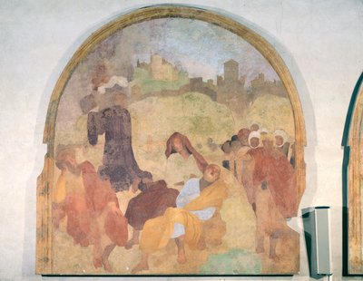 गार्डन में क्राइस्ट, 1523-6 के जुनून के फ्रेस्को चक्र से लहंगा द्वारा जैकोपो पोंटॉर्मो