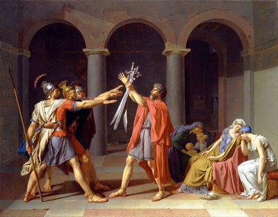 होरति की शपथ द्वारा Jacques Louis David