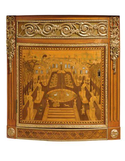 लुई XVI कमोड का विस्तार, c.1770-75 द्वारा जैक्स बर्कले